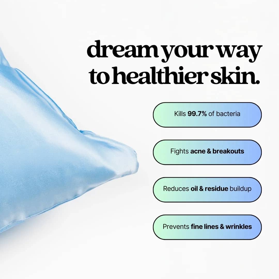 prefix™ anti-acne silk pillowcase