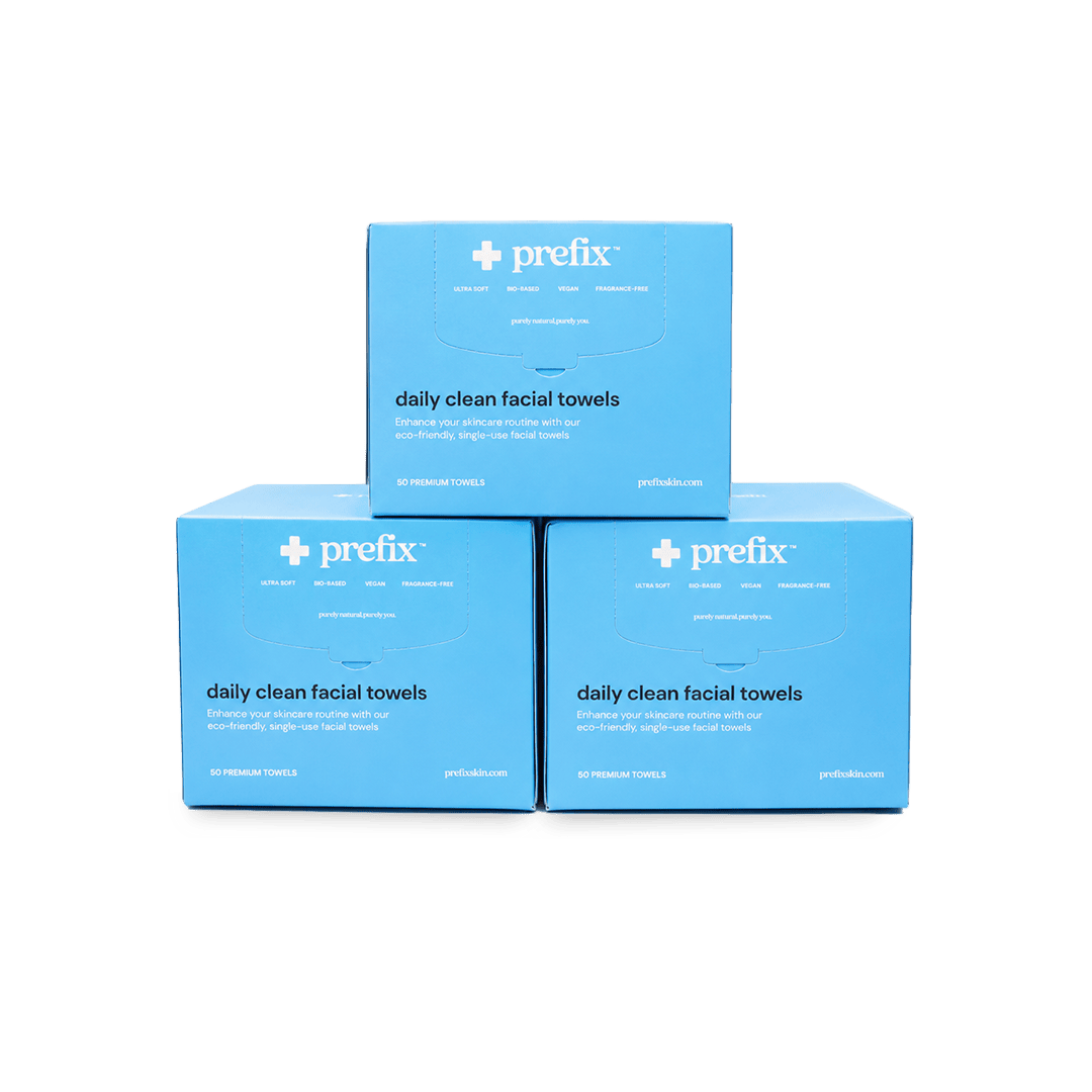 prefix™ daily clean face towels