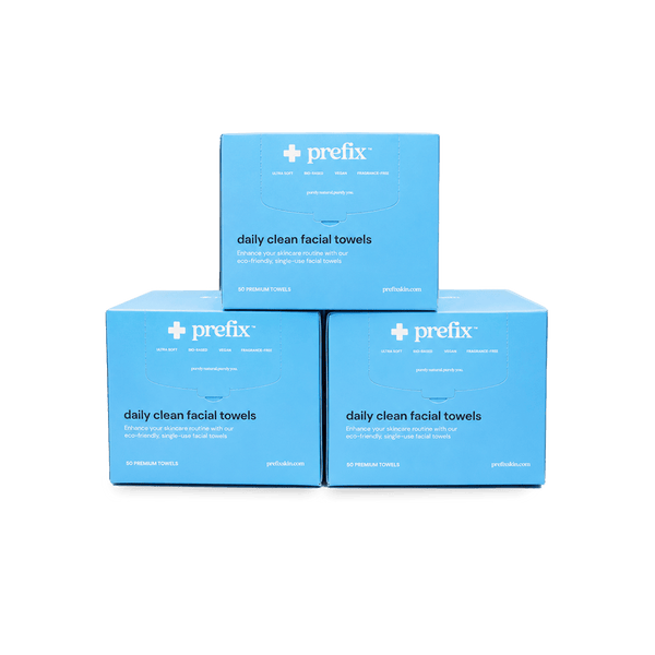 prefix™ daily clean face towels