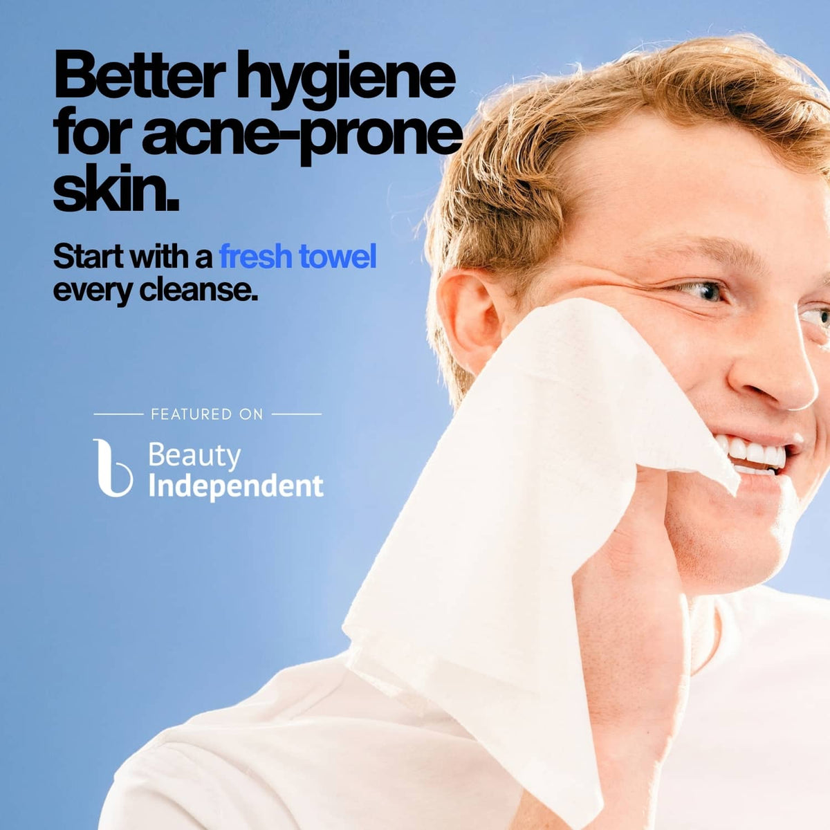 prefix™ daily clean facial towels