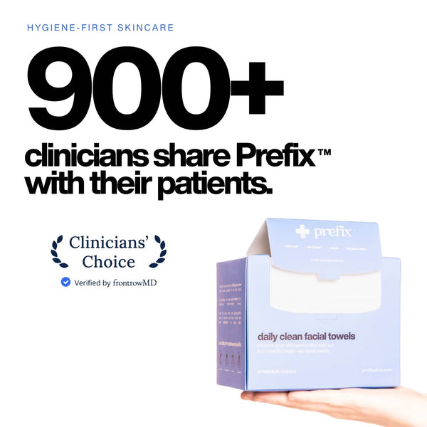 prefix™ daily clean facial towels