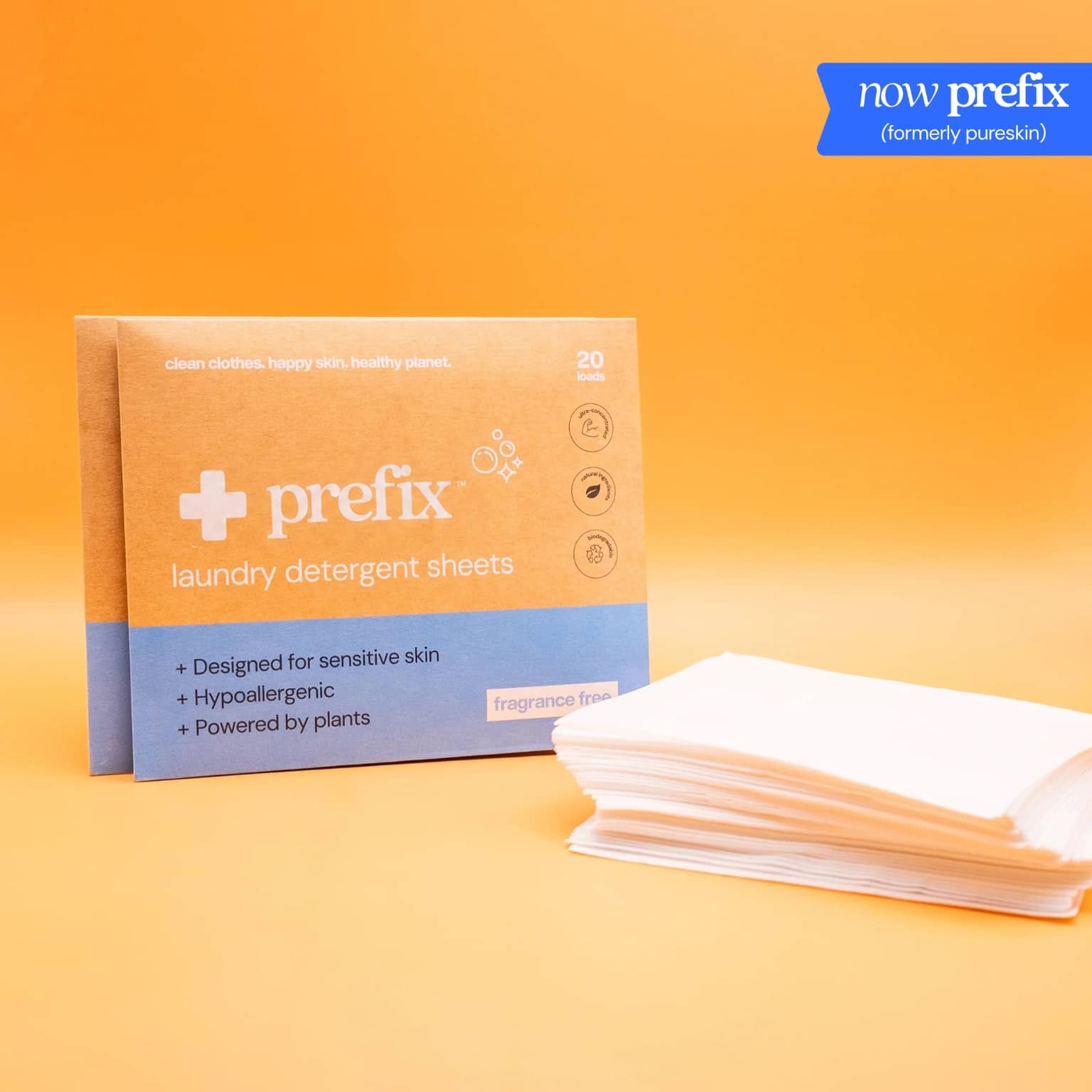 prefix™ laundry detergent sheets